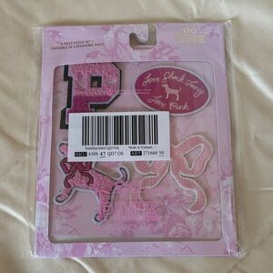 Pink X LoveShackFancy 4-Piece Patch Set